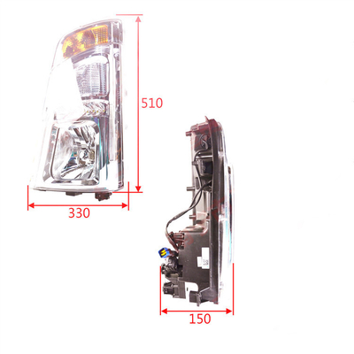 Lampe avant de camion léger Tongshuai 12V/24V Lumière avant pour emballage standard ou personnalisé