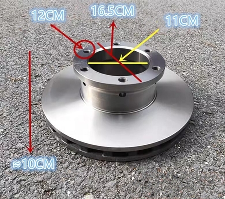 HT250/G3000/G3500 Disques de frein avant pour JAC Foton SAIC et autres véhicules lourds