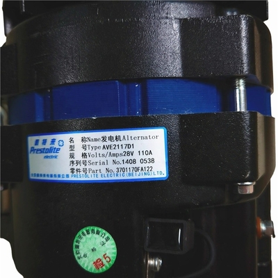 3701170FA122 Pièces pour camions Alternateur Matériau métallique OEM NO Inclus pour le HFC4DA1