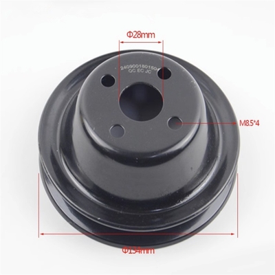 JAC QC490 Accessoires du moteur Poulie de pompe à eau avec OEM NO 2409001801504 pour les pièces détachées de camions