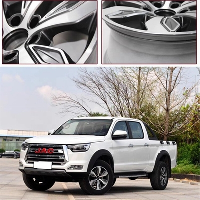 Finition en argent 13,6 largeur Jumeille de roue en alliage d'aluminium d'origine pour camionnette JAC T8