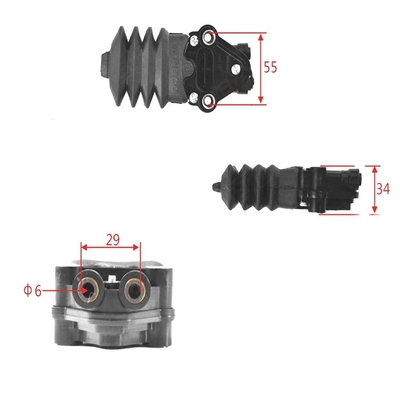 WG1642440051 Valve de commande de cabine Airbag siège hauteur de position Valve en caoutchouc et en acier