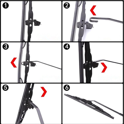 HFC1040 40cm/50cm/53m/55cm Lampe d'essuie-glace de pare-brise pour pièces détachées de camions JAC/JMC1030/1040