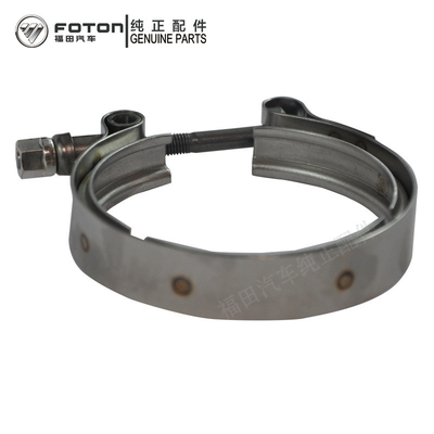 Clampe à engrenage de vers de tuyauterie réglable pour camion Foton ISF2.8/3.8 V-clampe en acier inoxydable