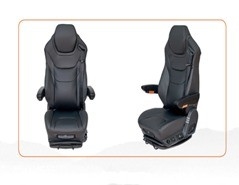 Sièges de conducteur de camions à suspension pneumatique en cuir pour sièges sport de conversion universels de camions