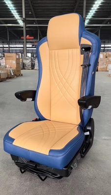 Sièges de conducteur de camions à suspension pneumatique en cuir pour sièges sport de conversion universels de camions