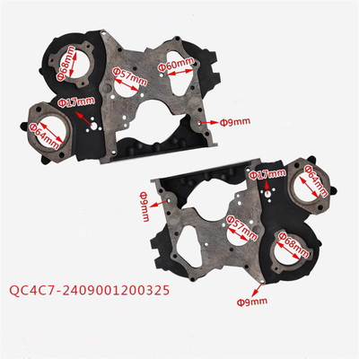 Parties de camions Chambre d'engrenage de chronométrage Pour QC480 Matériau d'acier OEM NO 2408001200500