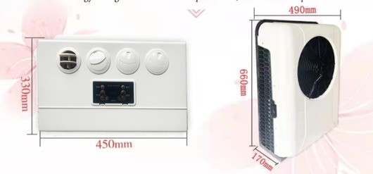 ZC-03A-480s climatiseur électrique pour camion camion bateau 400g poids de charge de réfrigérant